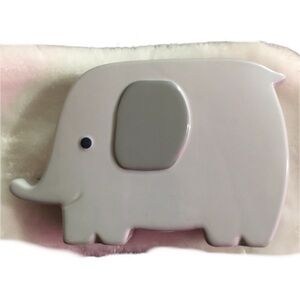 Gray Elephant Ceramic Piggy Bank